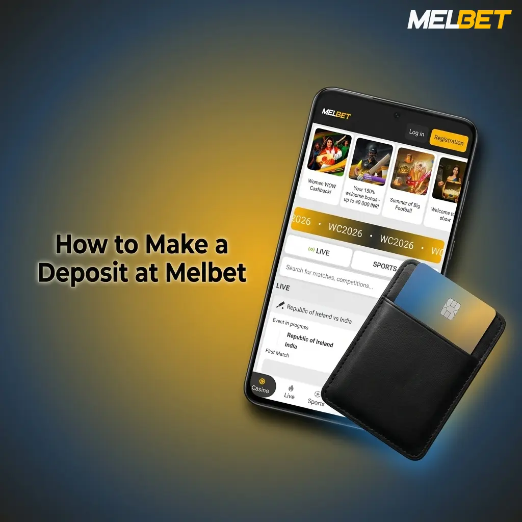 Melbet deposit guide showing UPI PhonePe and crypto payment options with step-by-step instructions for Indian players