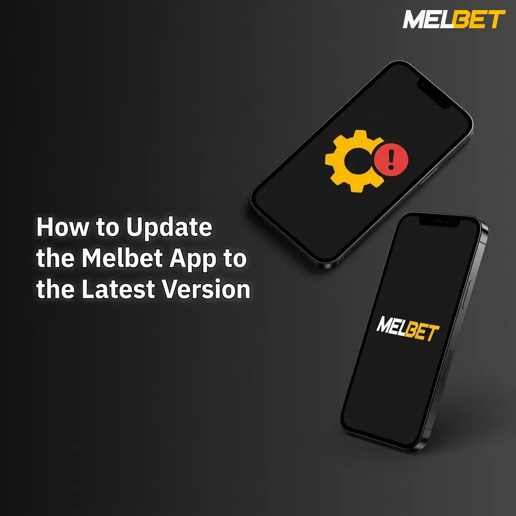 Melbet iOS web app automatically updating to the latest version with new features and odds on launch