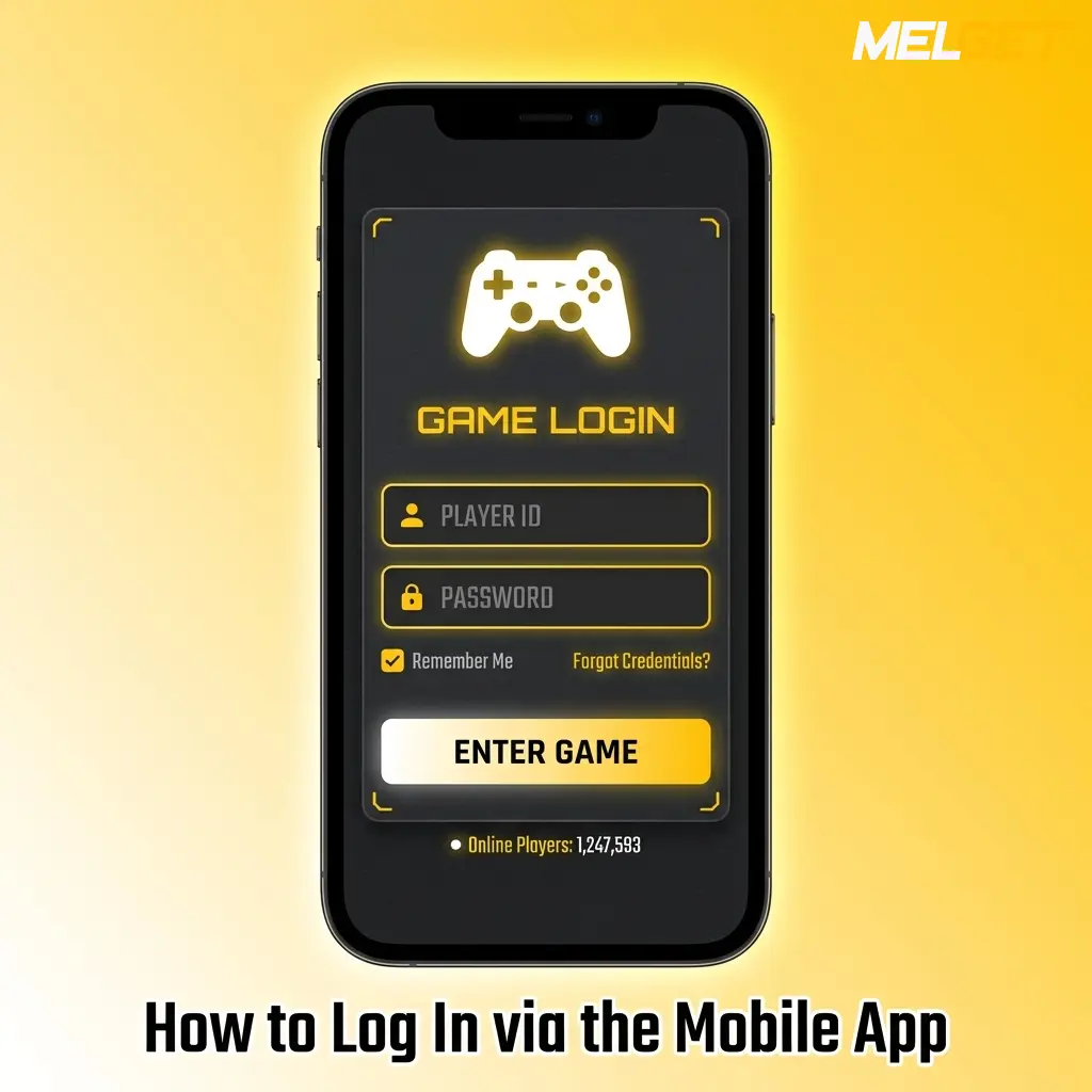 Melbet iOS app login screen showing email and password fields with Face ID option on iPhone