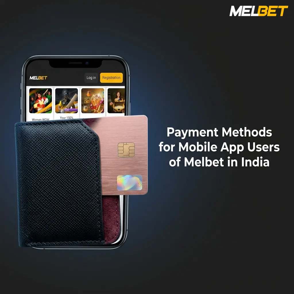 Melbet India mobile app payment methods including UPI, PhonePe, Google Pay, Paytm, Net Banking, and crypto options